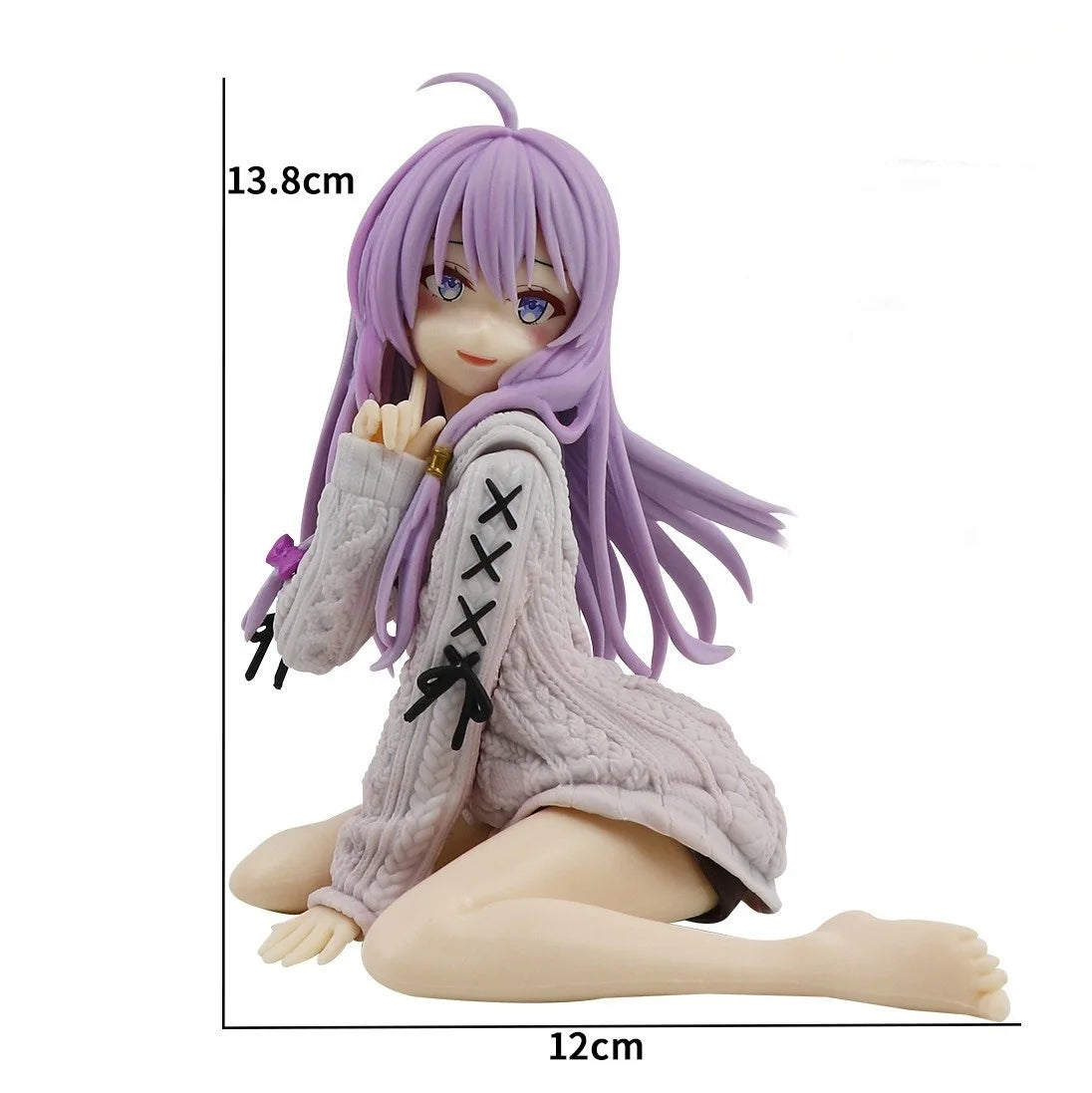 Premium Anime Figure 13cm Elaina Sweater Doll Desk Decor - ToylandEU