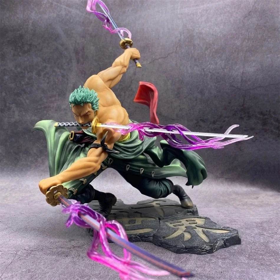 Premium Anime Figure Zoro Three Sword 10cm For Collectors - ToylandEU