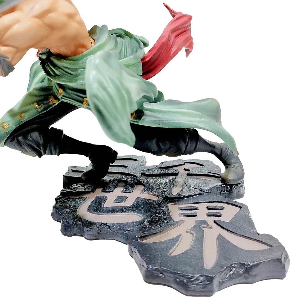 Premium Anime Figure Zoro Three Sword 10cm For Collectors - ToylandEU