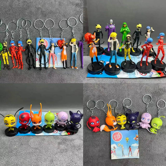 Premium Anime Figures Red Girl Black Cat Elf Dolls For Kids - ToylandEU