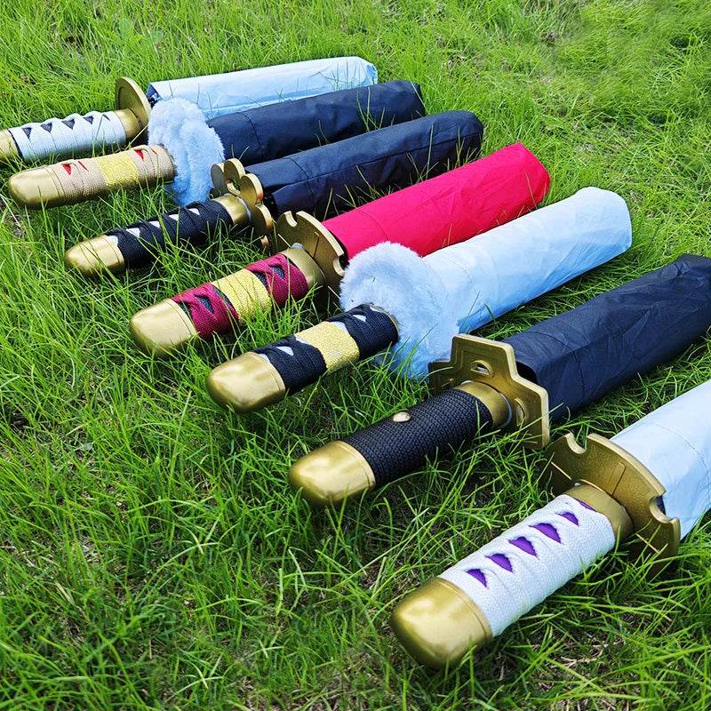 Premium Anime Katana Umbrella UV Block Design for Adults Inspired by Roronoa Zoro - ToylandEU