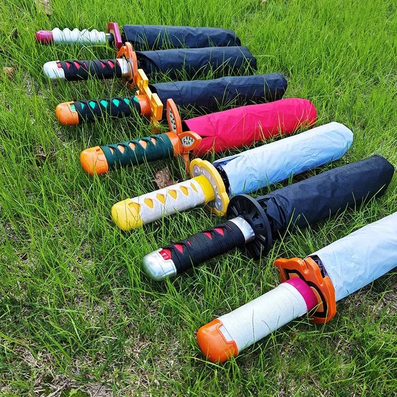 Premium Anime Katana Umbrella UV Block Design for Adults Inspired by Roronoa Zoro - ToylandEU