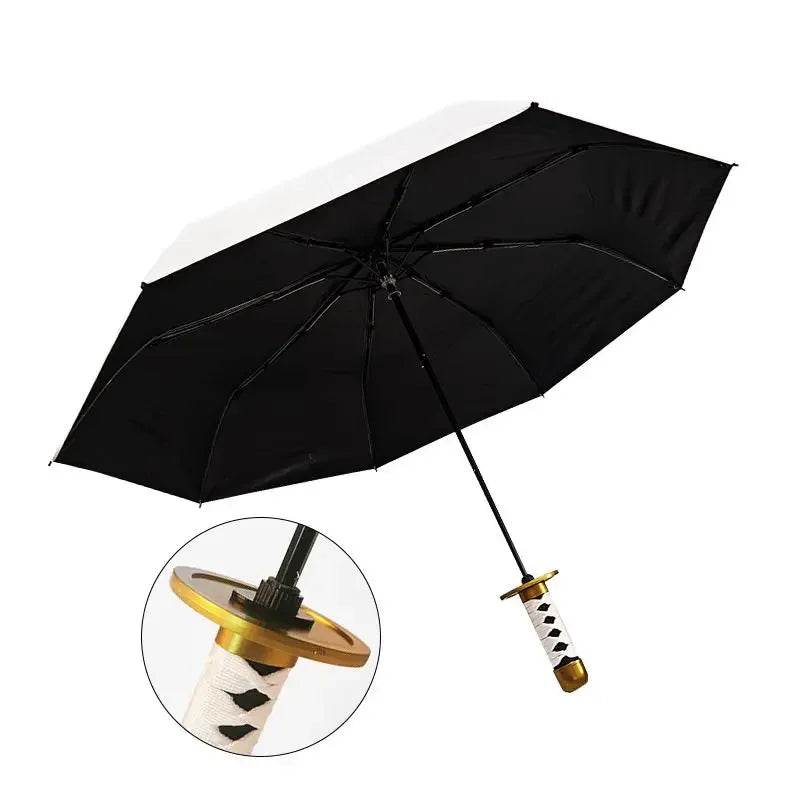 Premium Anime Katana Umbrella UV Block Design for Adults Inspired by Roronoa Zoro - ToylandEU