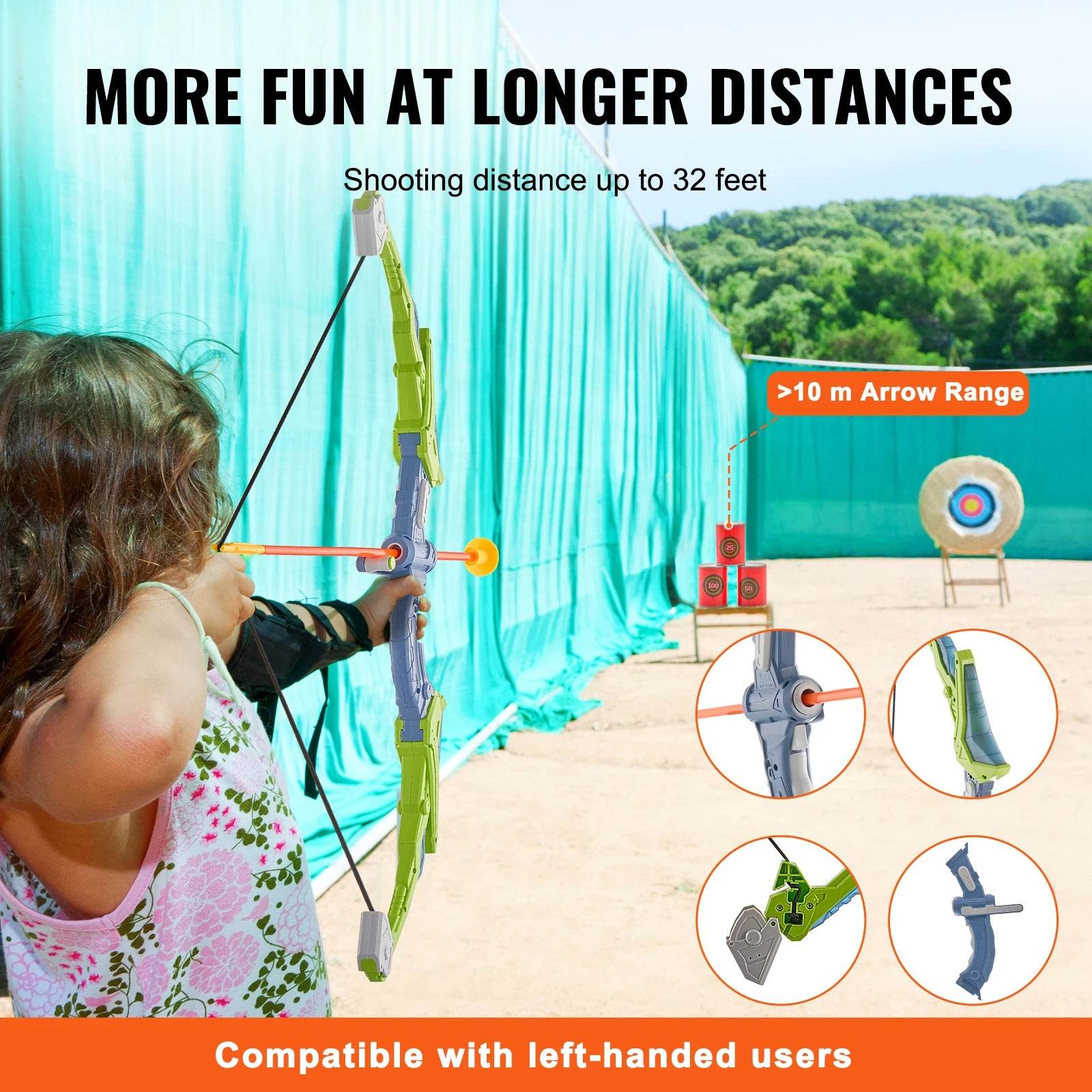 Premium Archery Bow Kit Bundle Bright LED Lights For Kids - ToylandEU