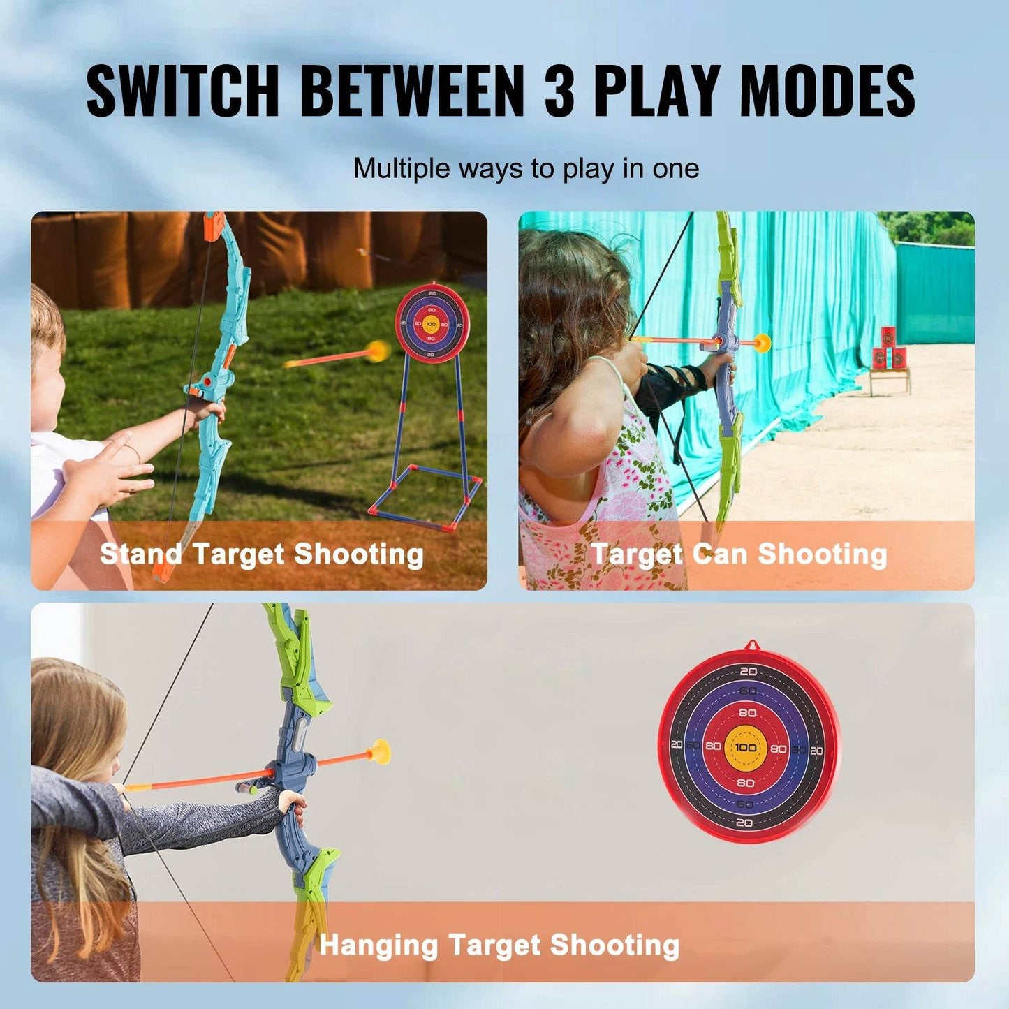 Premium Archery Bow Kit Bundle Bright LED Lights For Kids - ToylandEU