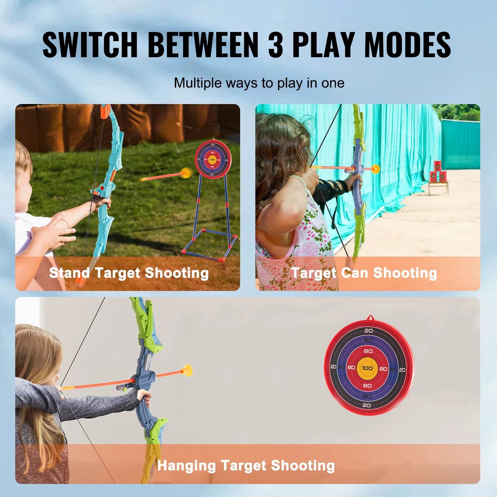 Premium Archery Bow Kit Bundle Bright LED Lights For Kids - ToylandEU