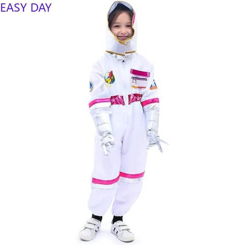 Premium Astronaut Costume White Spacesuit Unisex Kids - ToylandEU