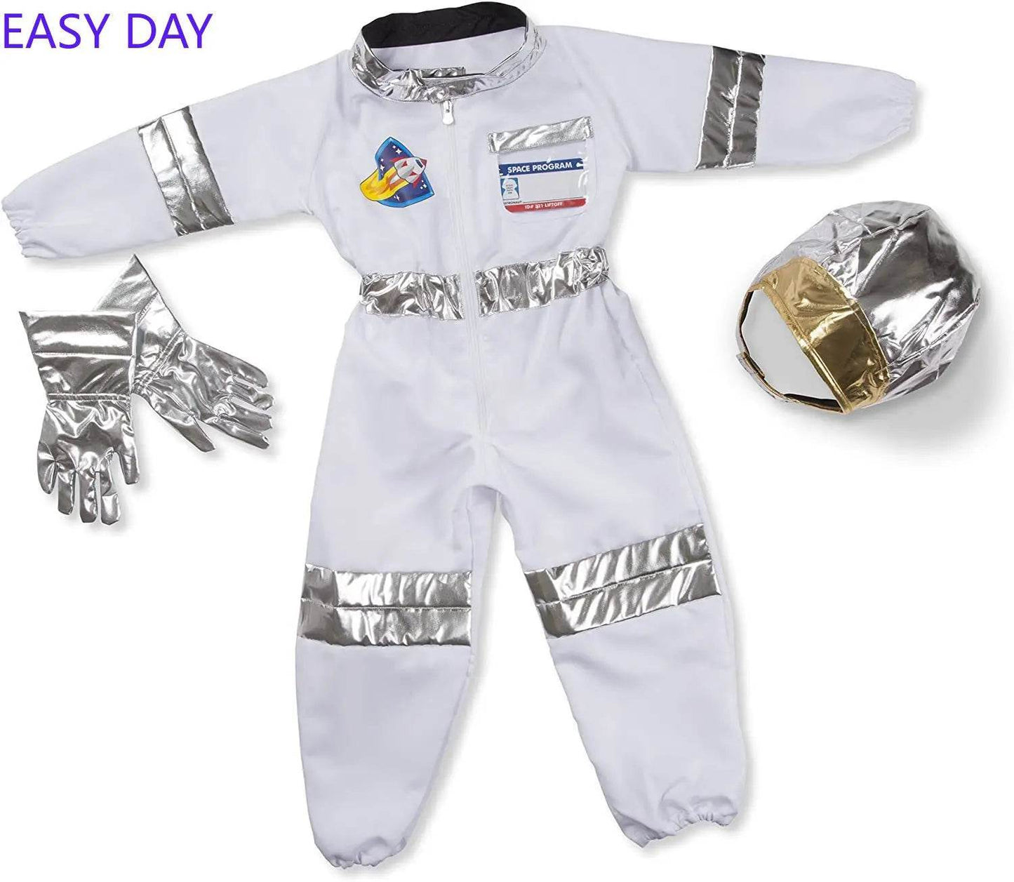 Premium Astronaut Costume White Spacesuit Unisex Kids - ToylandEU
