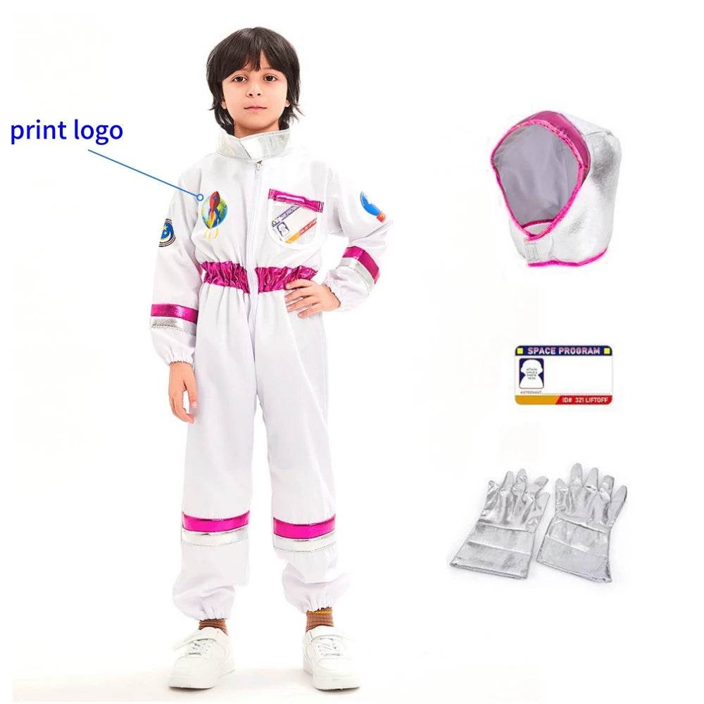Premium Astronaut Costume White Spacesuit Unisex Kids - ToylandEU