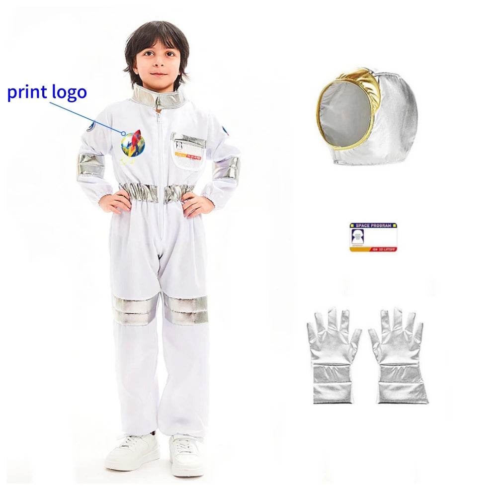 Premium Astronaut Costume White Spacesuit Unisex Kids - ToylandEU