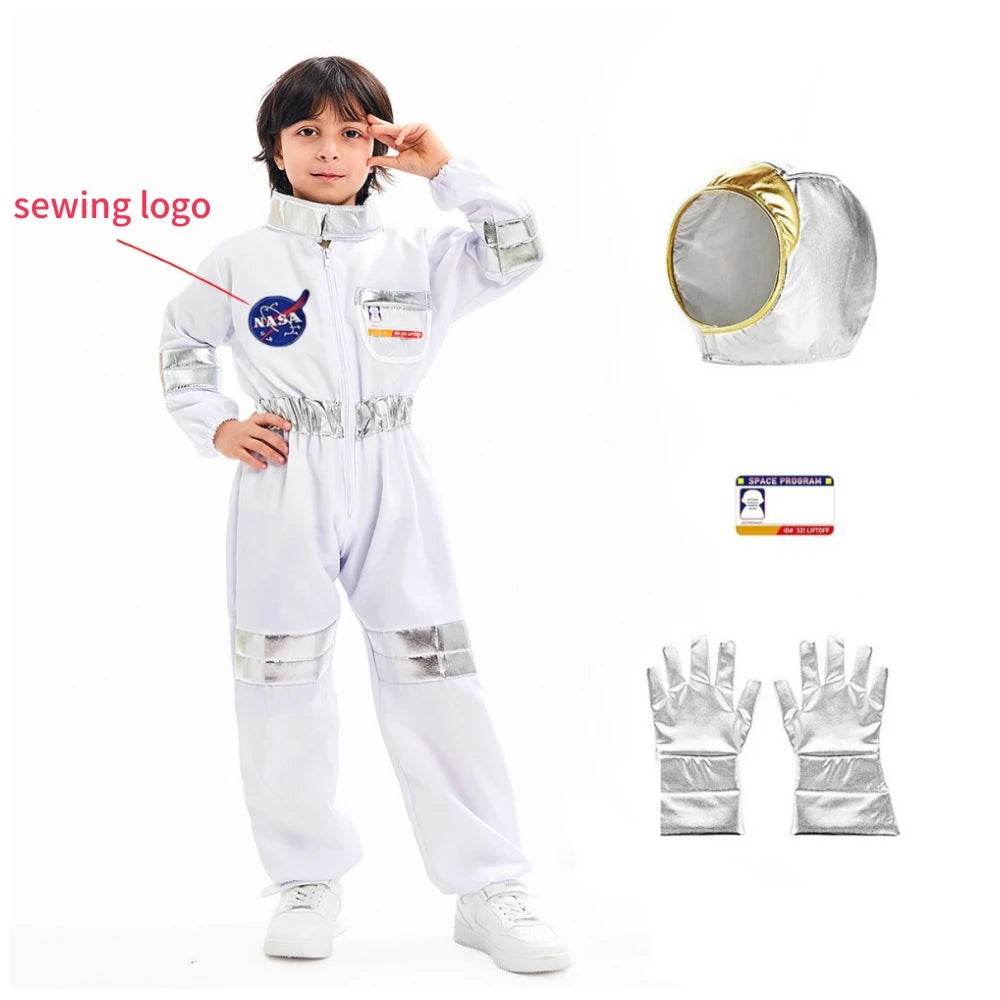 Premium Astronaut Costume White Spacesuit Unisex Kids - ToylandEU