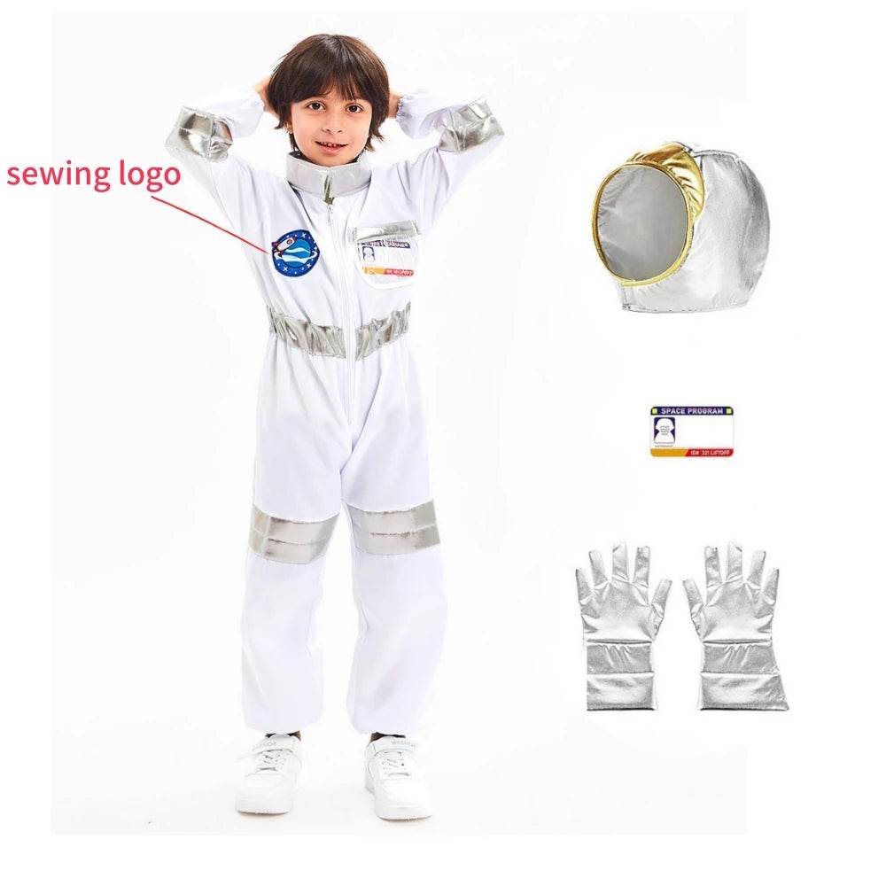Premium Astronaut Costume White Spacesuit Unisex Kids - ToylandEU