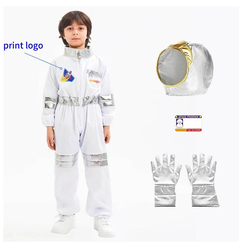 Premium Astronaut Costume White Spacesuit Unisex Kids - ToylandEU