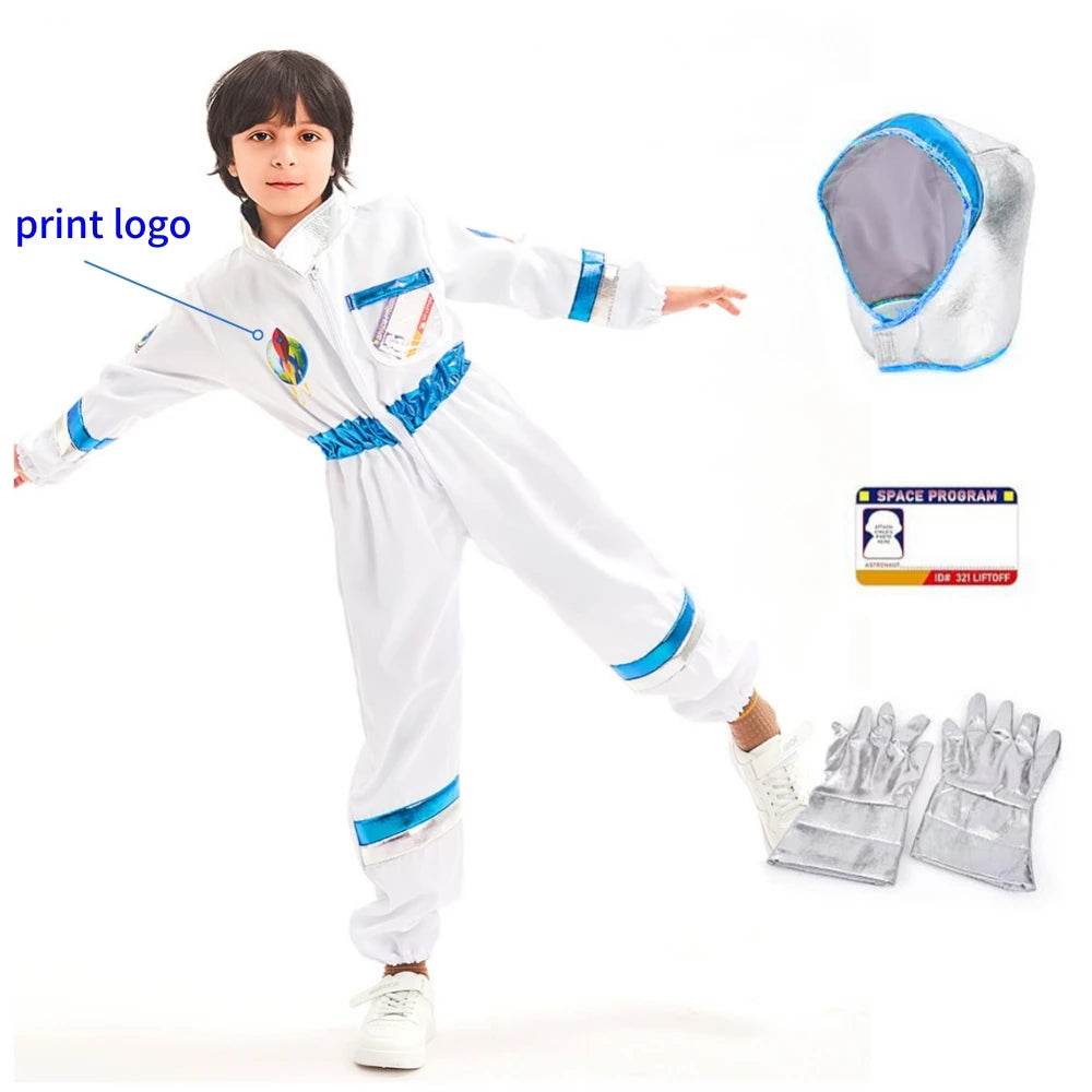 Premium Astronaut Costume White Spacesuit Unisex Kids - ToylandEU