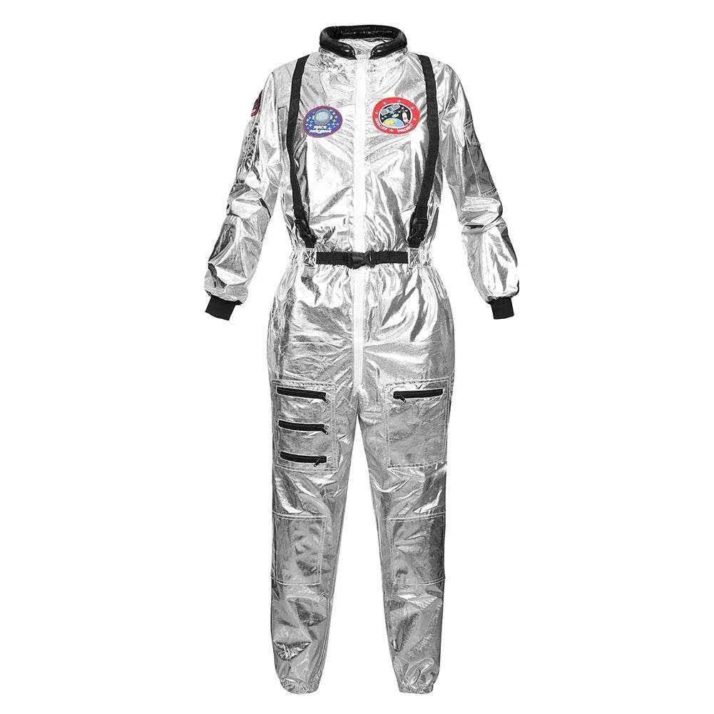 Premium Astronaut Jumpsuit Space Cosplay Deluxe For Women - ToylandEU