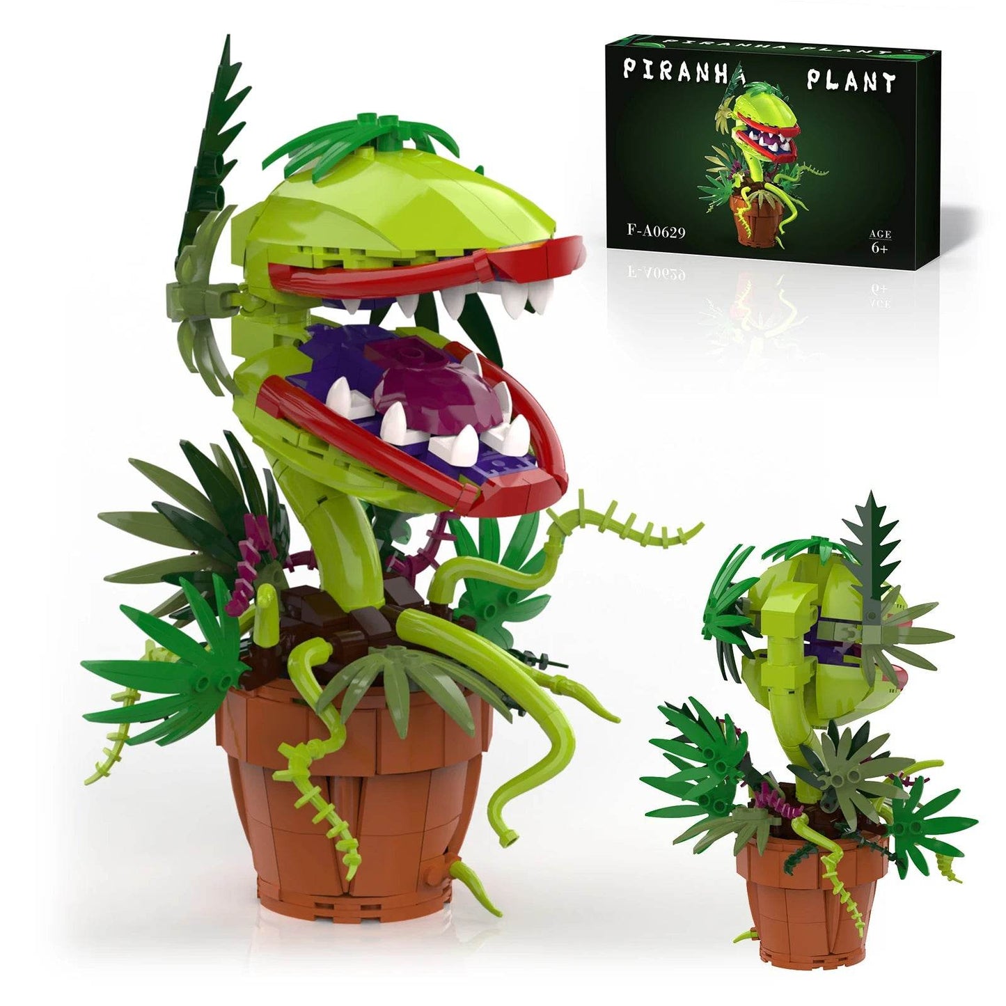 Premium Audrey II Piranha Plant Blocks & Bricks Set For Fans 327 Pieces - ToylandEU