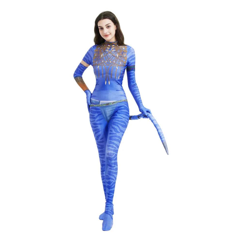Premium Avatar Costume Cosplay Alien Jumpsuit For Couples - ToylandEU