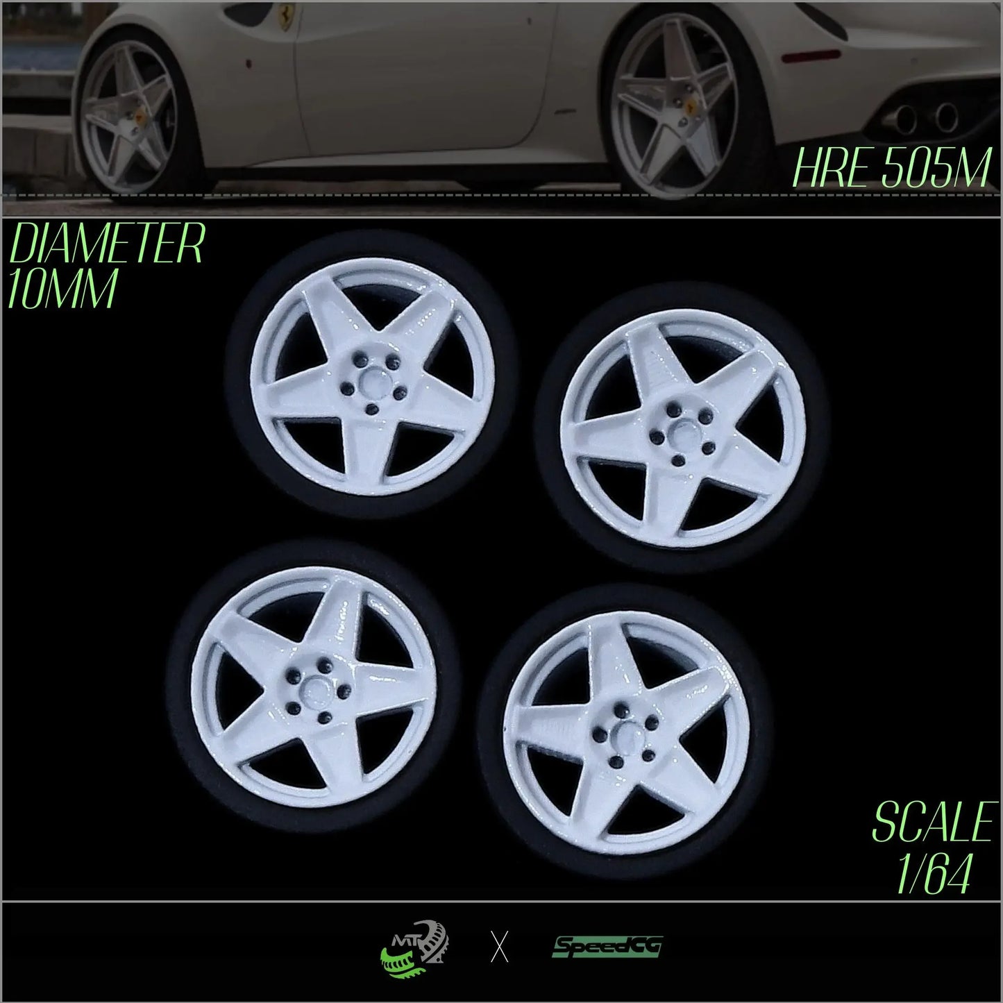 Premium BBS RID One Sixty Four Diecast Wheels With Tires - ToylandEU