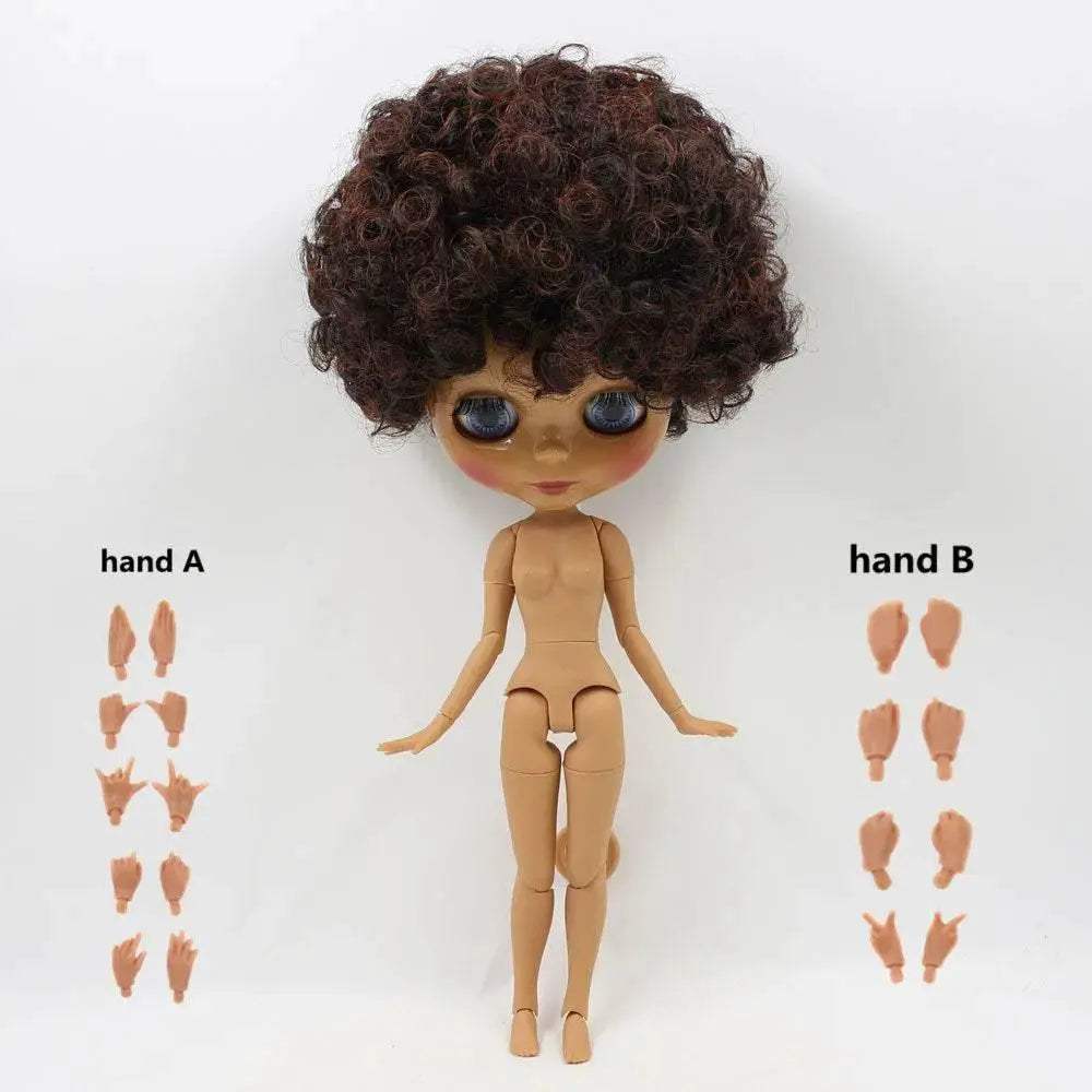  Premium BJD Doll 1 Sixth Glossy Dark Skin Toyland EU -  ToylandEU™