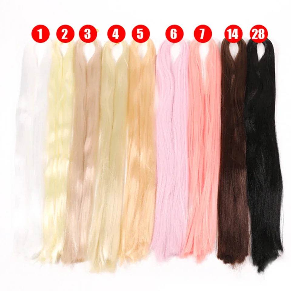 Premium BJD SD Doll Wig Milk Silk 80CM Anti Mohair For Dolls - ToylandEU