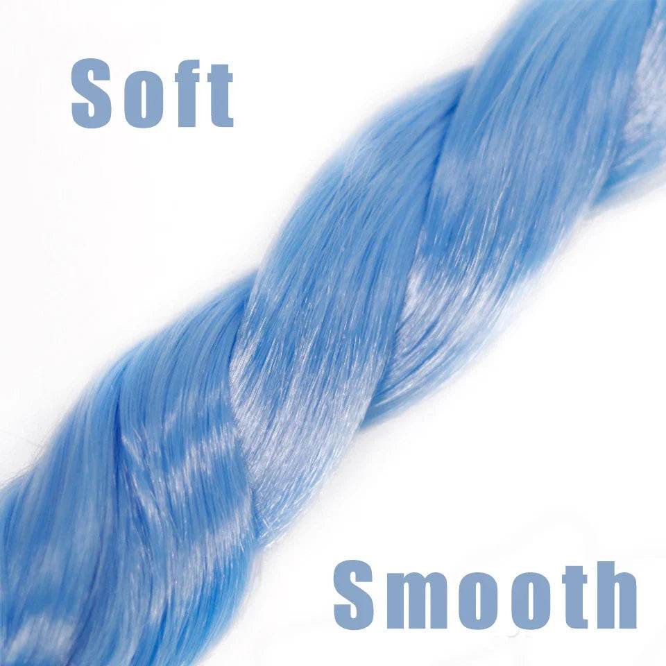 Premium BJD SD Doll Wig Milk Silk 80CM Anti Mohair For Dolls - ToylandEU