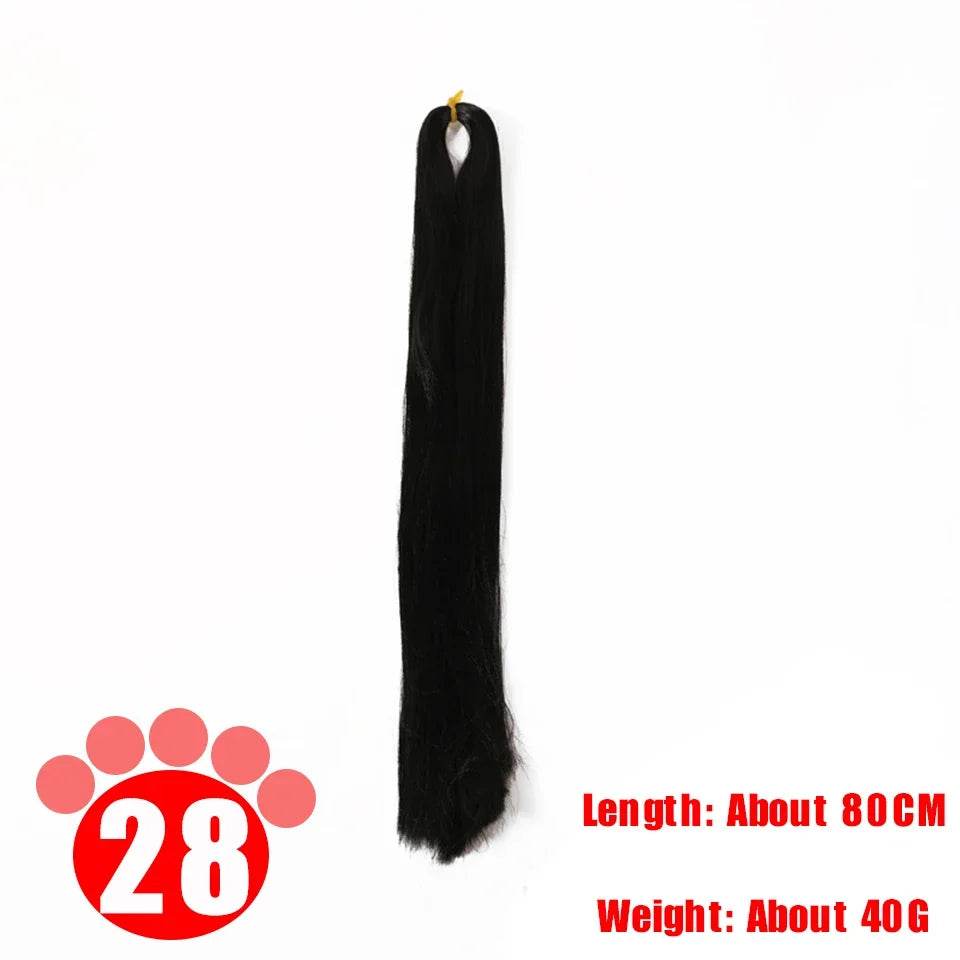 Premium BJD SD Doll Wig Milk Silk 80CM Anti Mohair For Dolls - ToylandEU