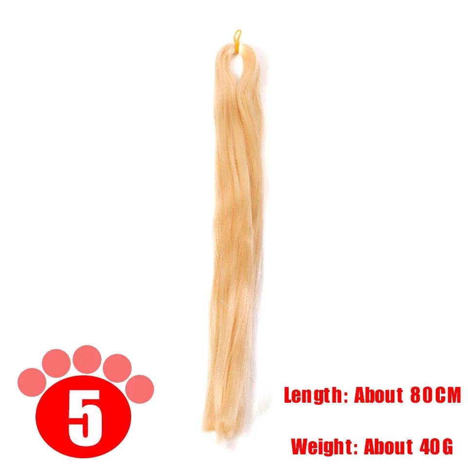 Premium BJD SD Doll Wig Milk Silk 80CM Anti Mohair For Dolls - ToylandEU
