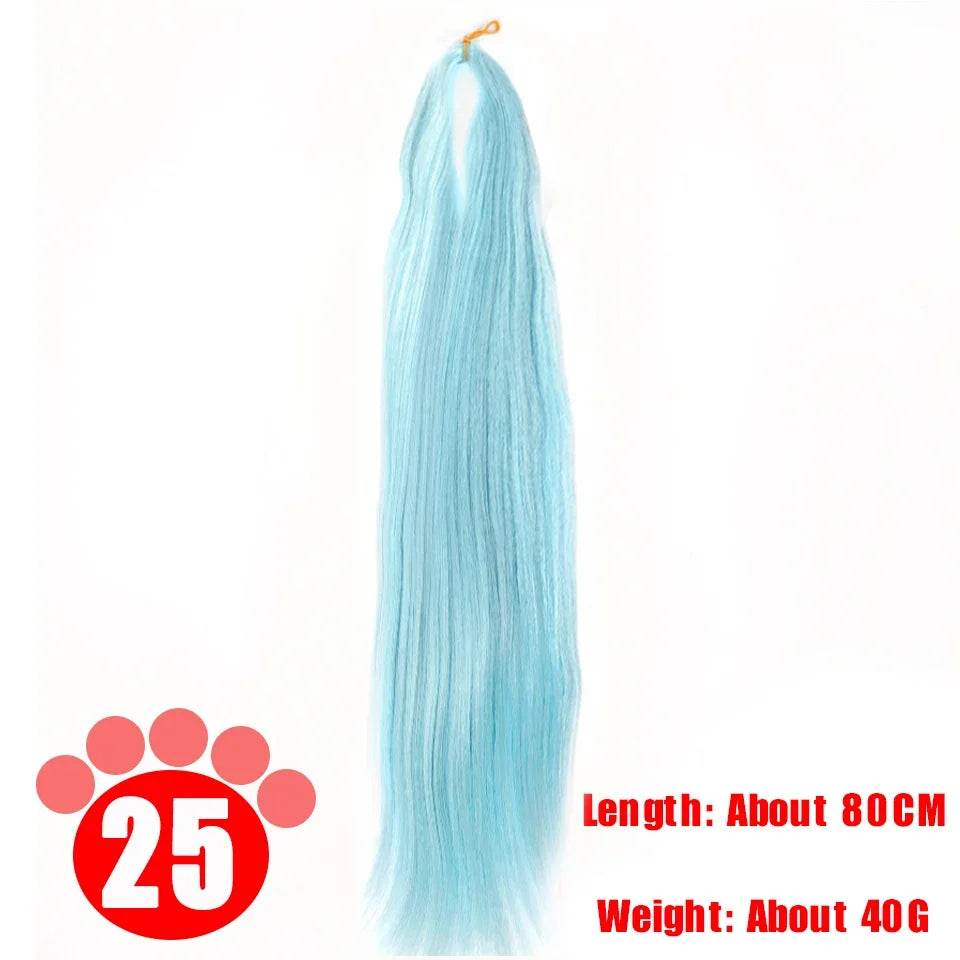 Premium BJD SD Doll Wig Milk Silk 80CM Anti Mohair For Dolls - ToylandEU