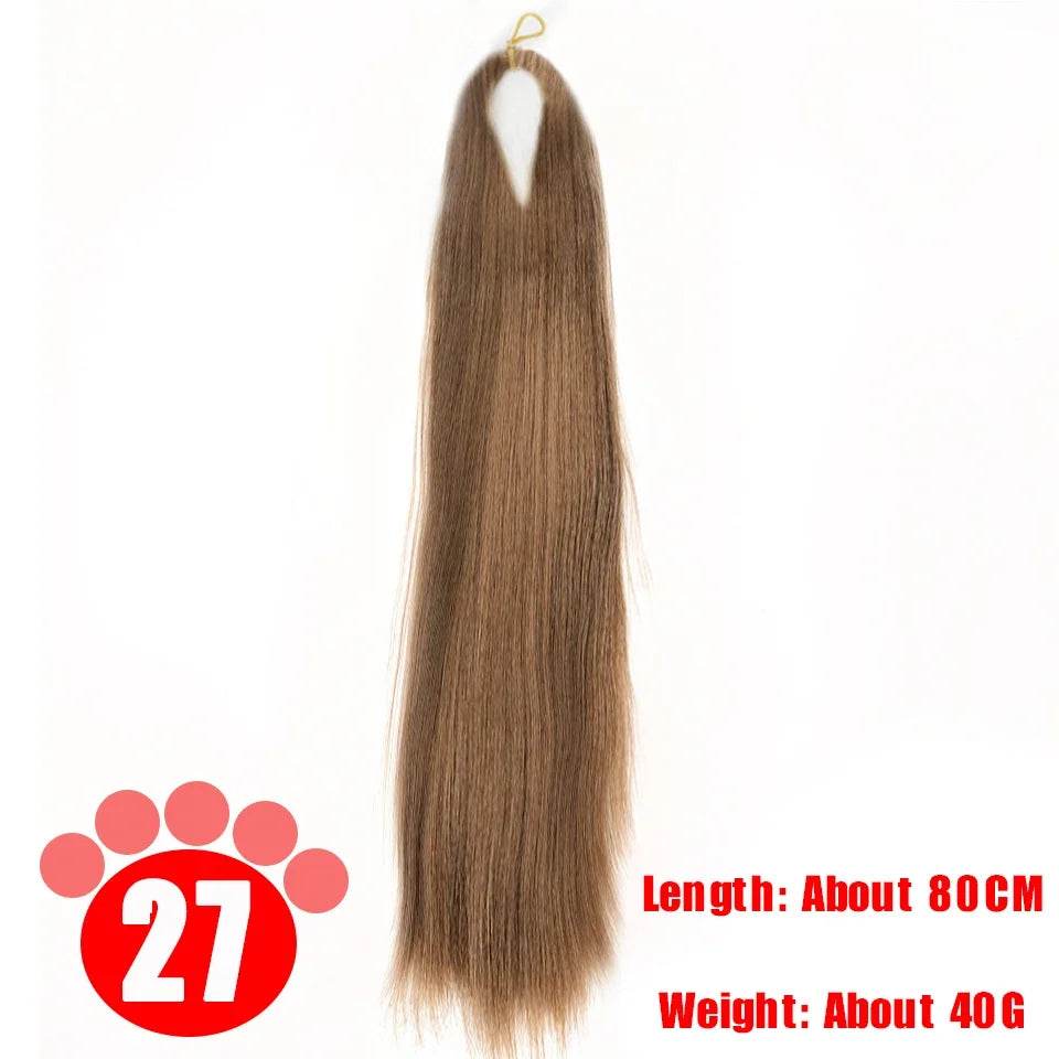 Premium BJD SD Doll Wig Milk Silk 80CM Anti Mohair For Dolls - ToylandEU