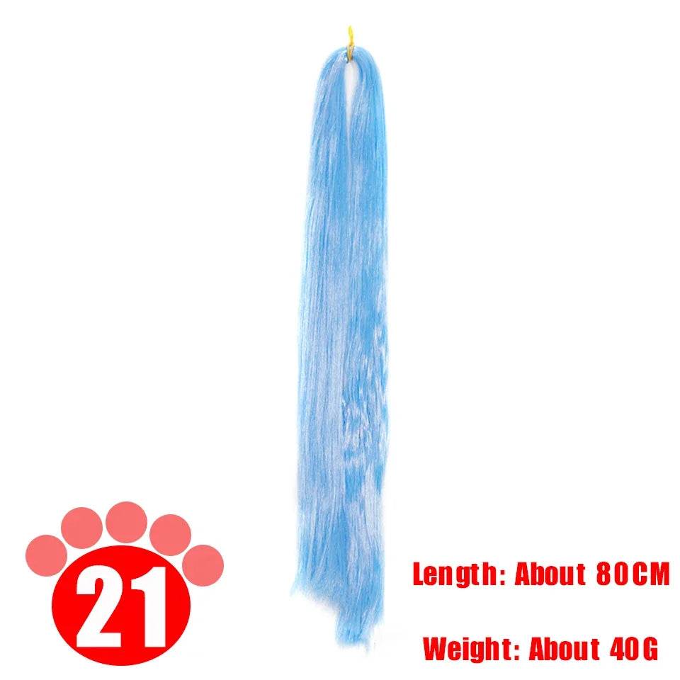 Premium BJD SD Doll Wig Milk Silk 80CM Anti Mohair For Dolls - ToylandEU