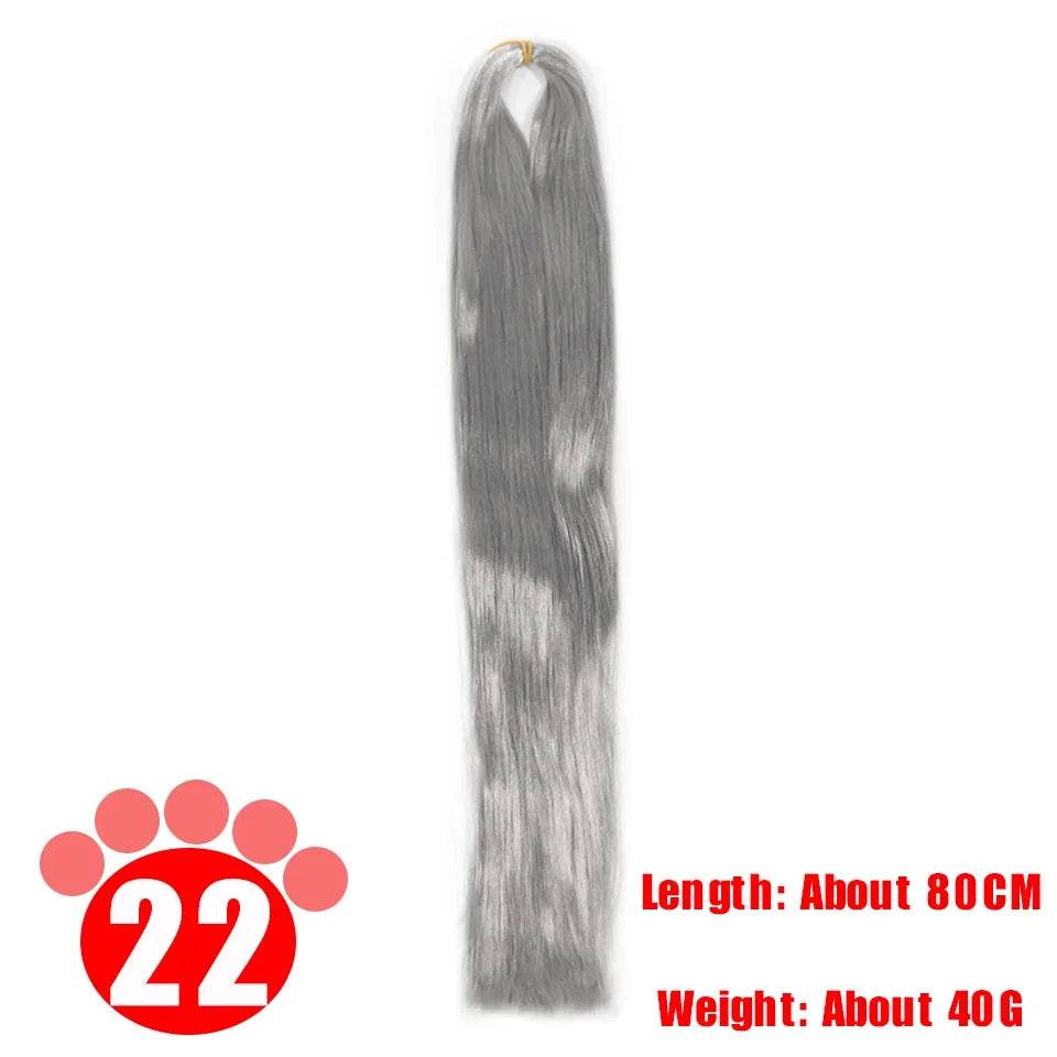 Premium BJD SD Doll Wig Milk Silk 80CM Anti Mohair For Dolls - ToylandEU