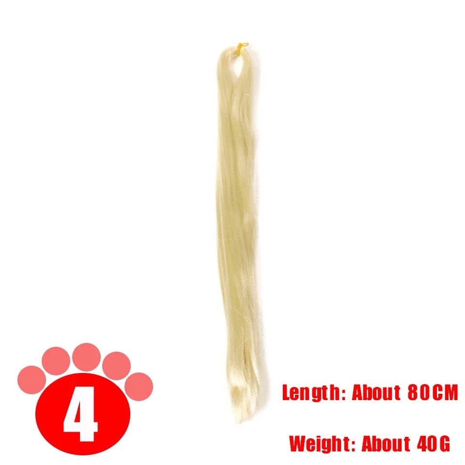 Premium BJD SD Doll Wig Milk Silk 80CM Anti Mohair For Dolls - ToylandEU