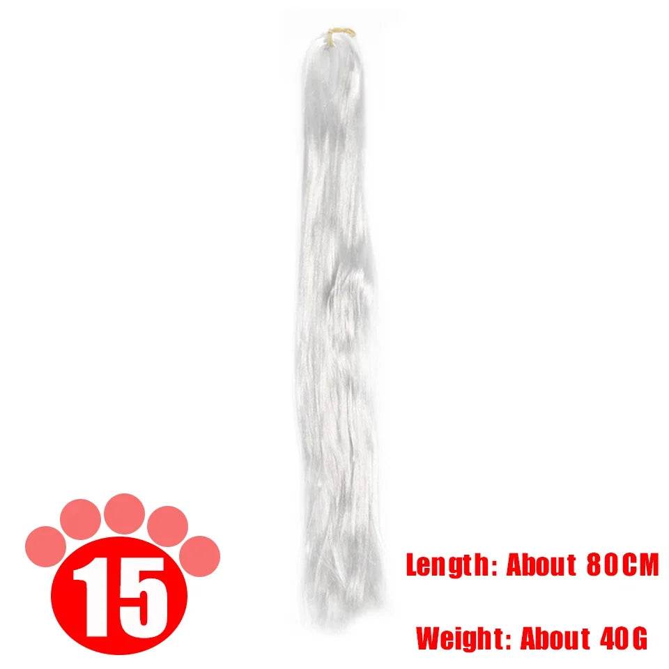 Premium BJD SD Doll Wig Milk Silk 80CM Anti Mohair For Dolls - ToylandEU