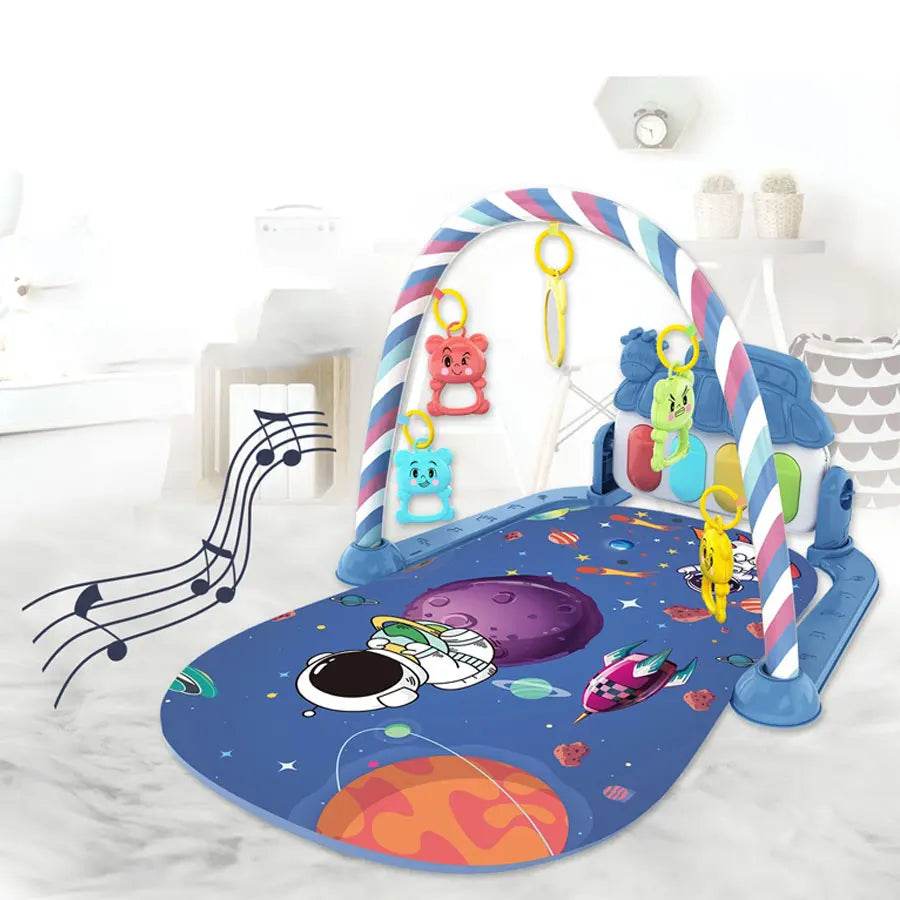 Premium Baby Activity Gym Featuring Musical Piano Keyboard Crawl And Tummy Time Play Mat For 0 To 36 Months - ToylandEU