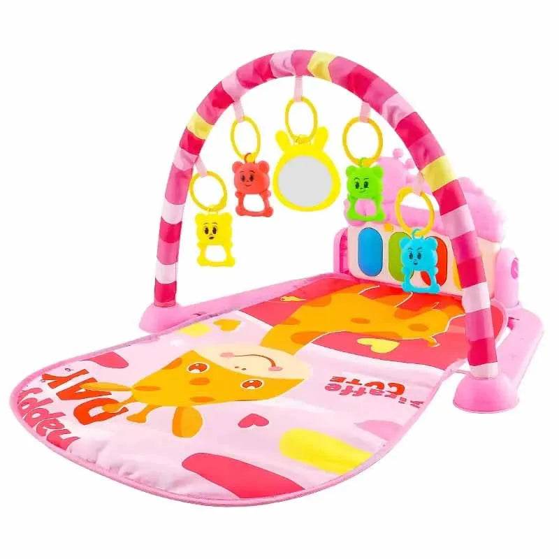 Premium Baby Activity Gym Featuring Musical Piano Keyboard Crawl And Tummy Time Play Mat For 0 To 36 Months - ToylandEU