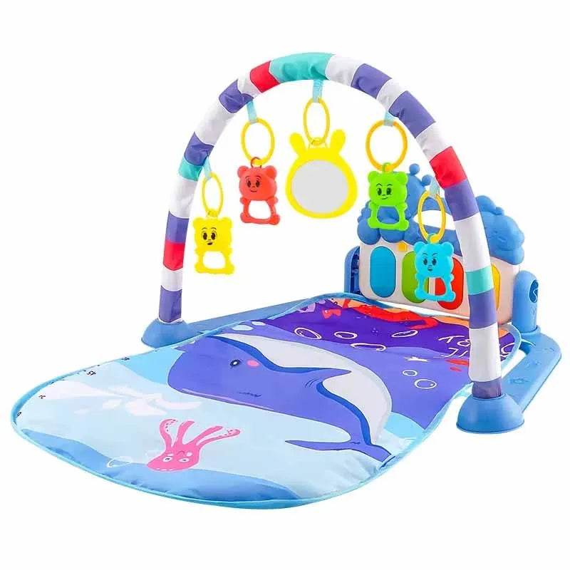 Premium Baby Activity Gym Featuring Musical Piano Keyboard Crawl And Tummy Time Play Mat For 0 To 36 Months - ToylandEU