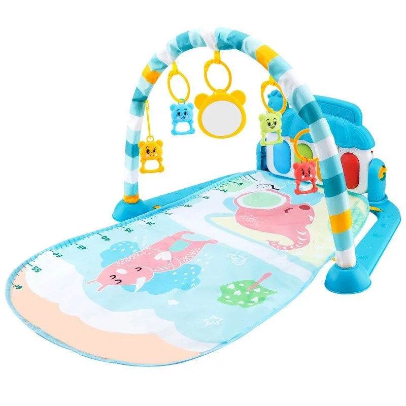 Premium Baby Activity Gym Featuring Musical Piano Keyboard Crawl And Tummy Time Play Mat For 0 To 36 Months - ToylandEU