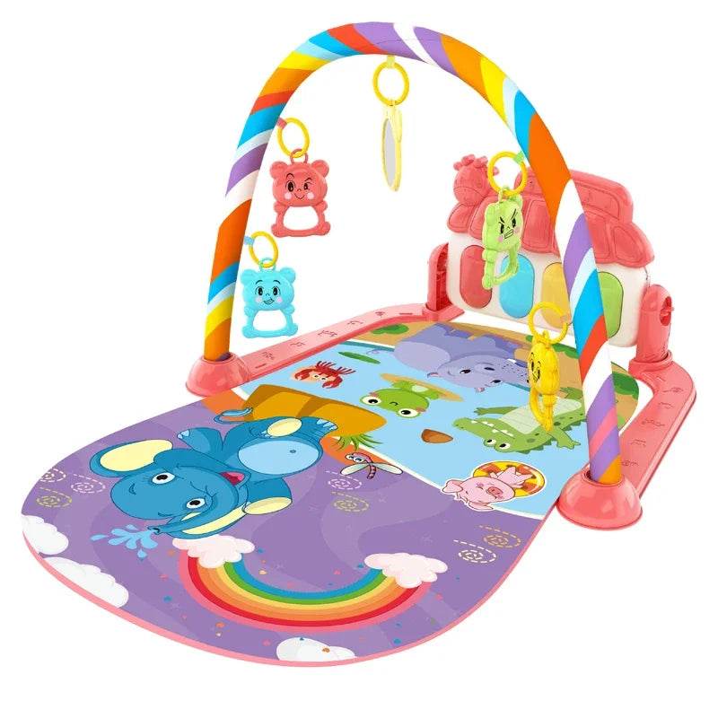 Premium Baby Activity Gym Featuring Musical Piano Keyboard Crawl And Tummy Time Play Mat For 0 To 36 Months - ToylandEU