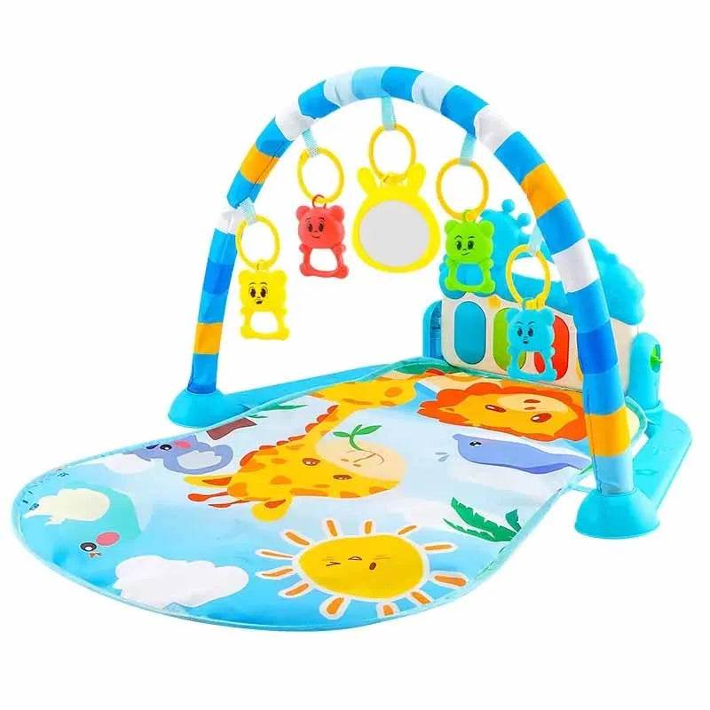 Premium Baby Activity Gym Featuring Musical Piano Keyboard Crawl And Tummy Time Play Mat For 0 To 36 Months - ToylandEU