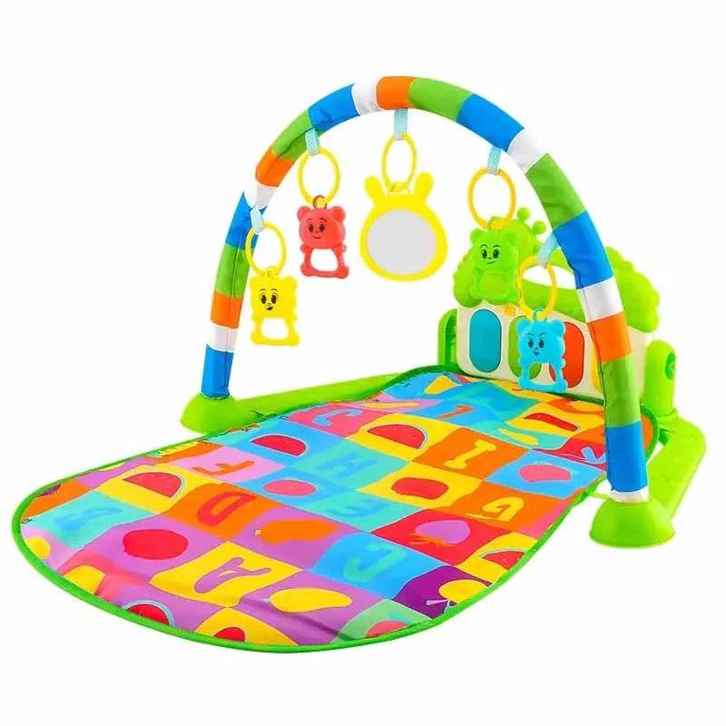 Premium Baby Activity Gym Featuring Musical Piano Keyboard Crawl And Tummy Time Play Mat For 0 To 36 Months - ToylandEU