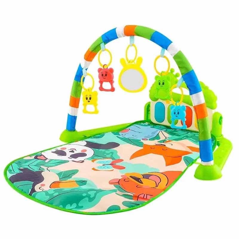 Premium Baby Activity Gym Featuring Musical Piano Keyboard Crawl And Tummy Time Play Mat For 0 To 36 Months - ToylandEU