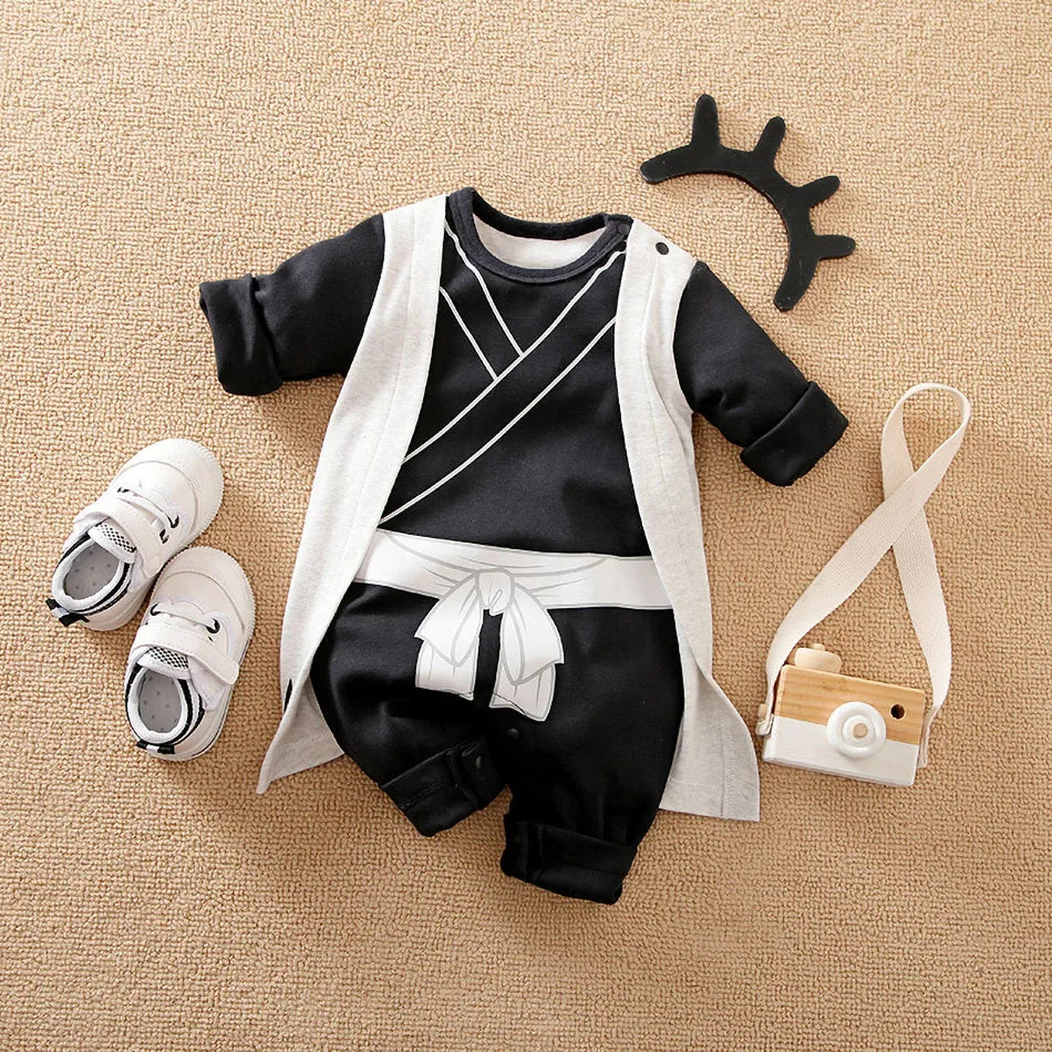 Premium Baby Cosplay Romper With Luffy Akatsuki Vegeta Theme For Unisex Infants 0 To 18 Months - ToylandEU