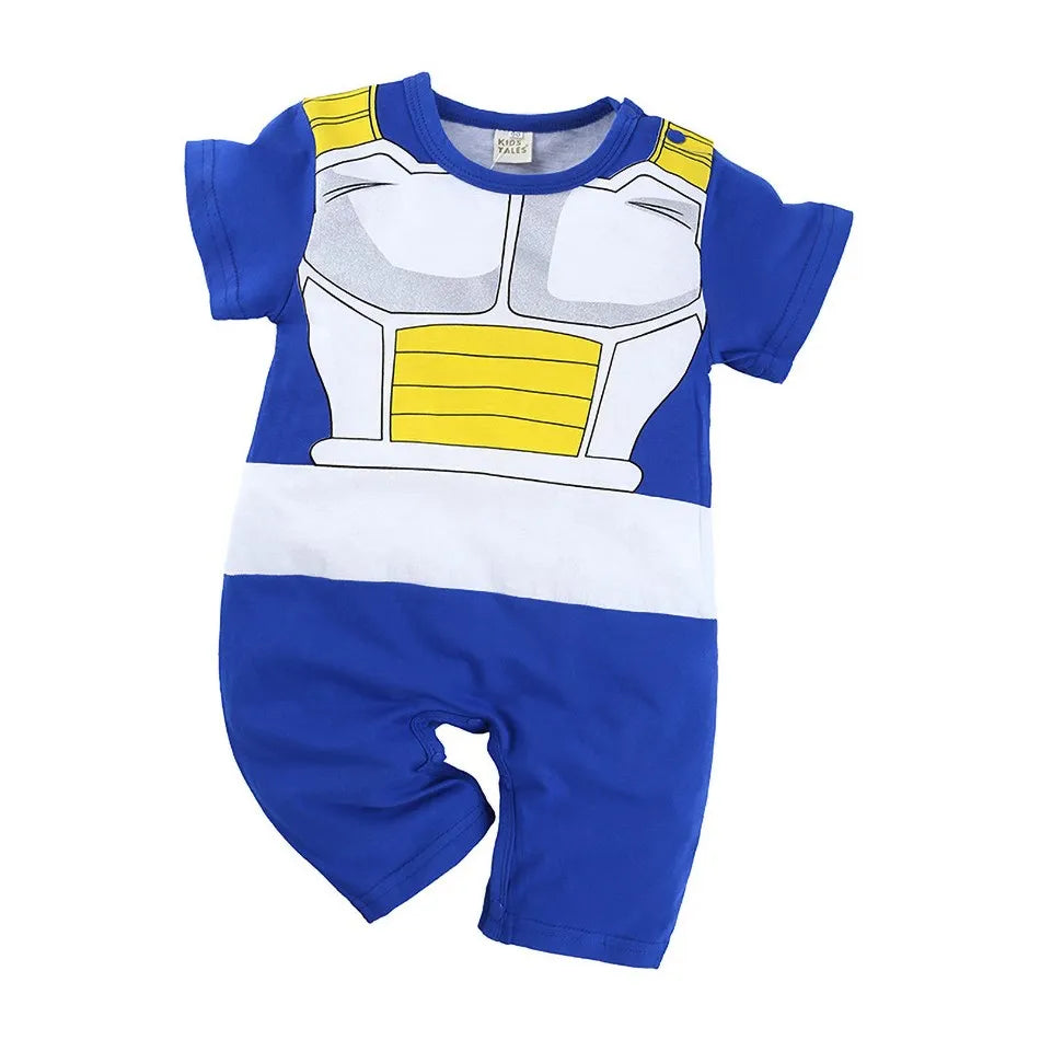 Premium Baby Cosplay Romper With Luffy Akatsuki Vegeta Theme For Unisex Infants 0 To 18 Months - ToylandEU