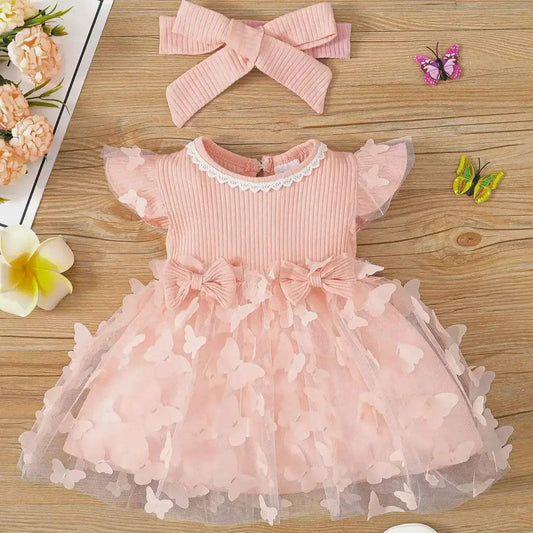  Premium Baby Dress Lace Butterfly Mesh - CN Guangdong -  ToylandEU™