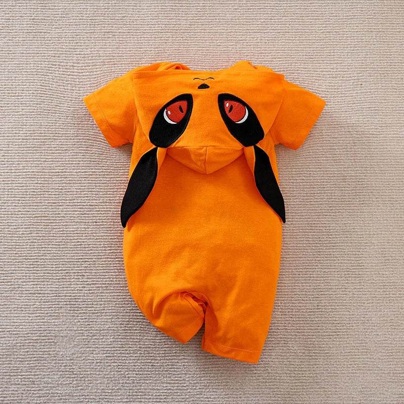 Premium Baby Romper Anime Fox Role Playing Theme Unisex Cotton Soft Summer For 0 To 18 Months - ToylandEU