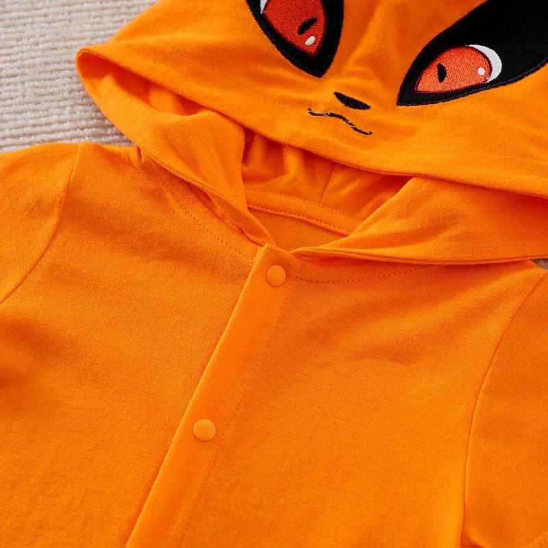 Premium Baby Romper Anime Fox Role Playing Theme Unisex Cotton Soft Summer For 0 To 18 Months - ToylandEU
