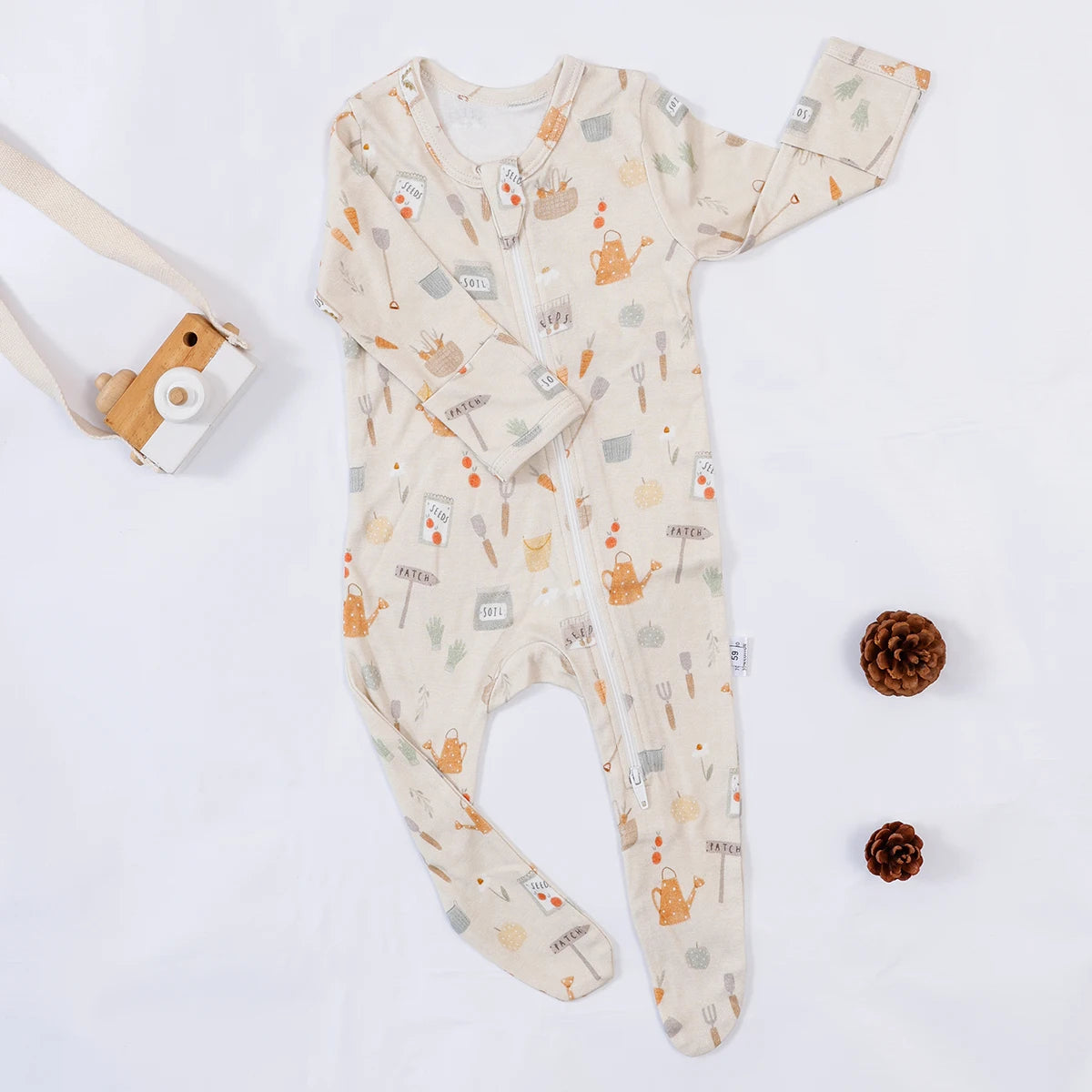 Premium Baby Romper Bamboo Cotton Blend Knit Long Design Unisex Infants 0 To 12 Months - ToylandEU