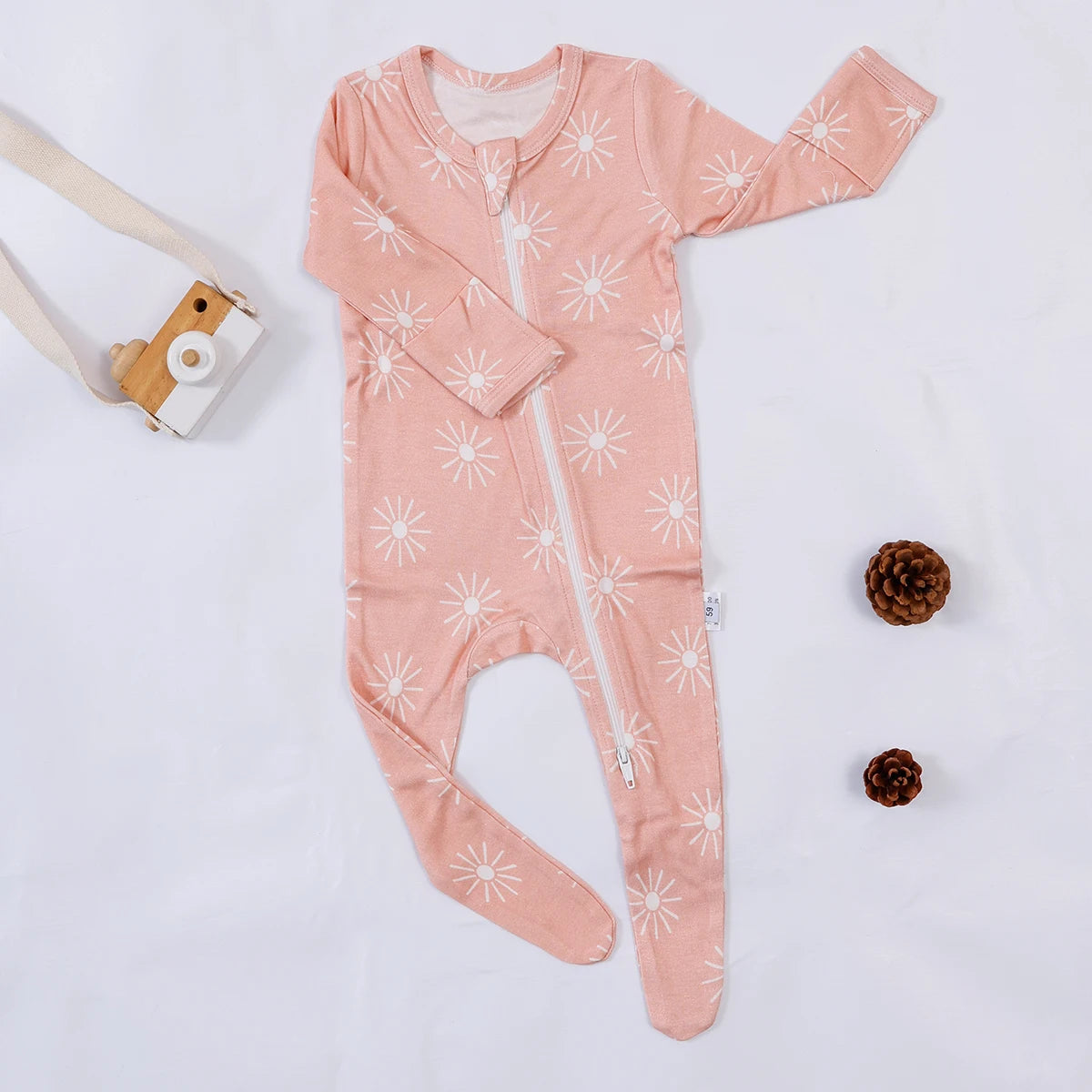 Premium Baby Romper Bamboo Cotton Blend Knit Long Design Unisex Infants 0 To 12 Months - ToylandEU