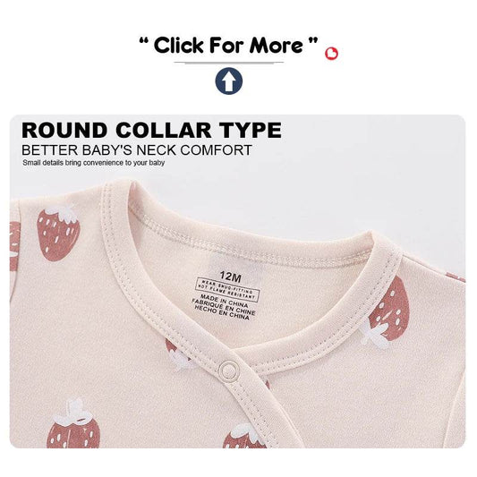 Premium Baby Rompers 3 Pcs Lot Autumn Winter Long Sleeve Cotton Soft For Newborns - ToylandEU