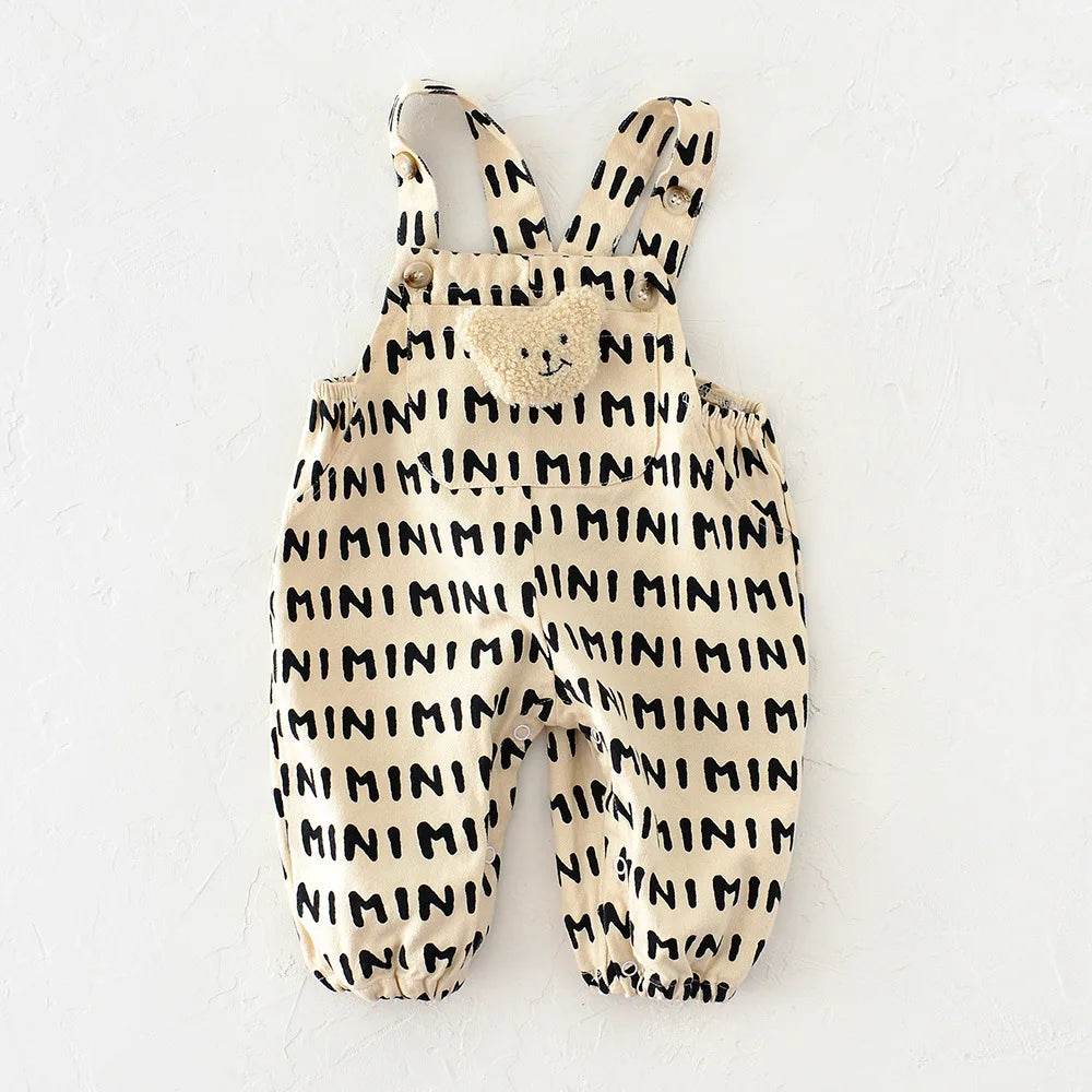Premium Baby Rompers Striped Bear Doll Print On Soft Cotton Material For 0 To 24 Months - ToylandEU